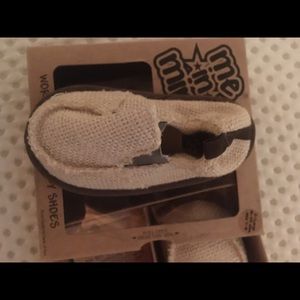 NWT Me-in-mind hemp baby moccasins Sz 7-8